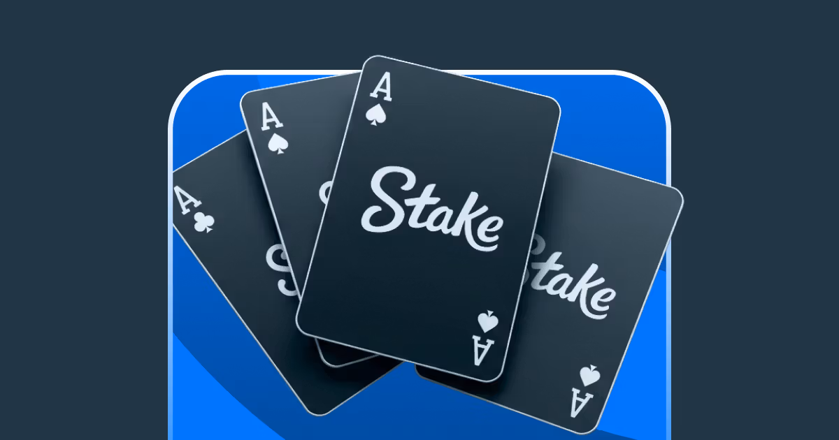 Stake-branded cards representing secure account access